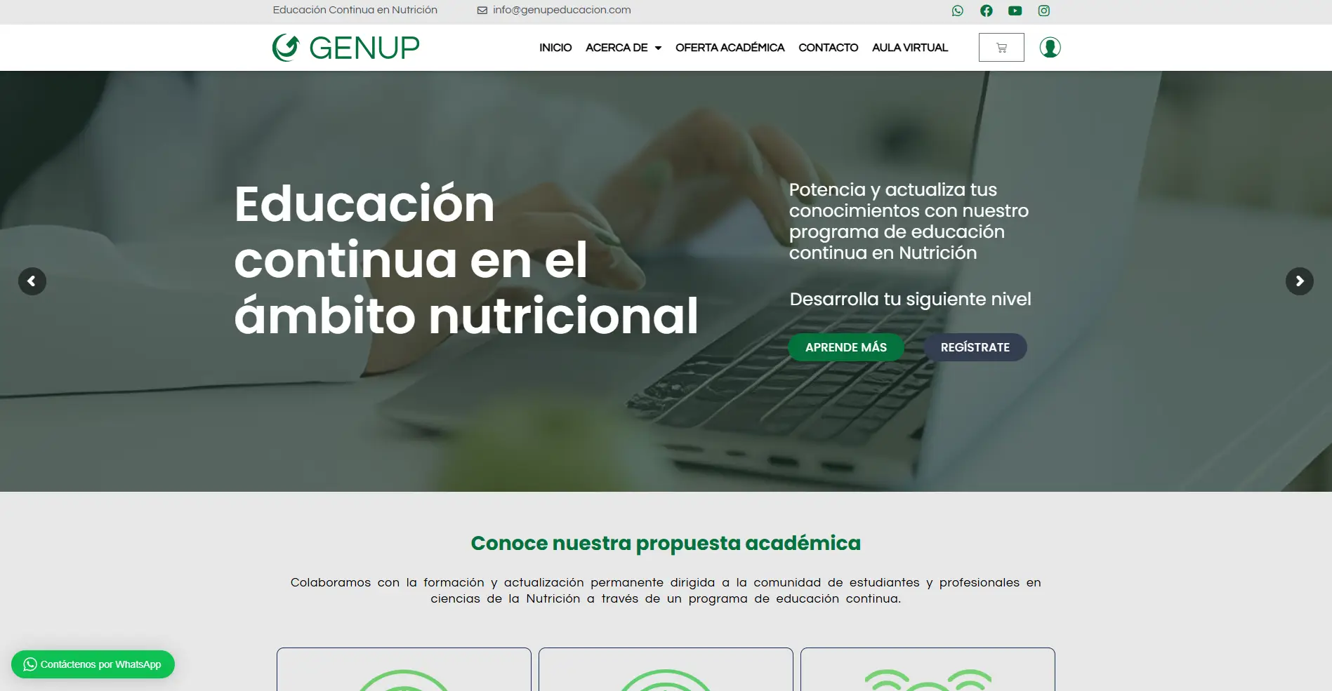 Páginas web para Educación