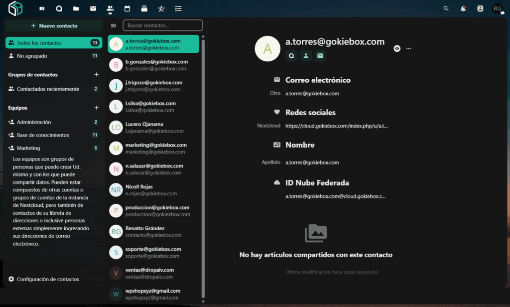 Contactos